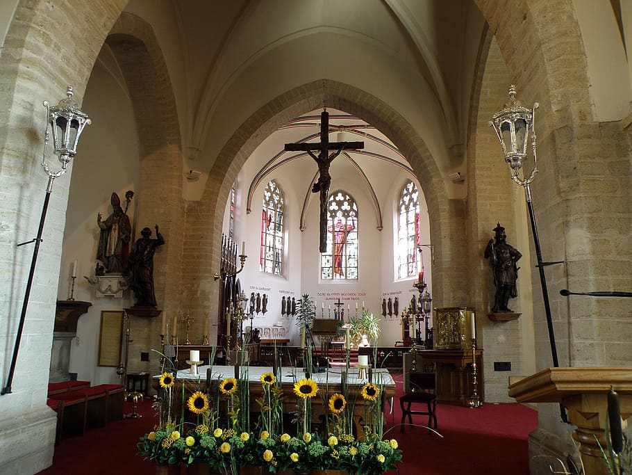 parish, church, st, peter, east flanders, belgium, gothic, architecture HD wallpaper