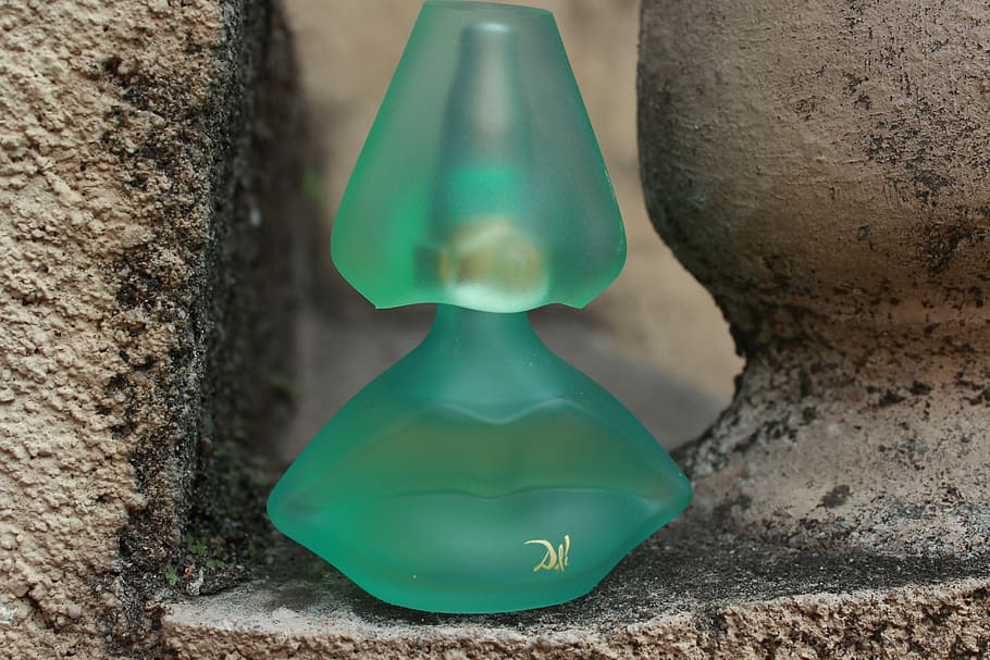 Perfume, Salvador Dali, Bottle, green color, no people, day, HD wallpaper