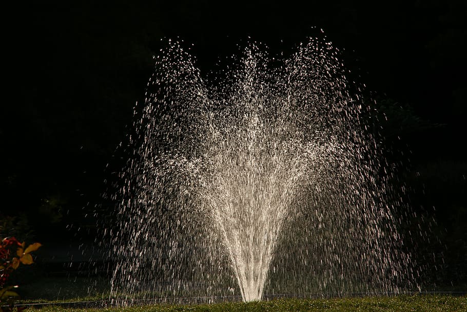 Water, Light, Sun, Drop, Fountain, Park, city, urban, nature HD wallpaper