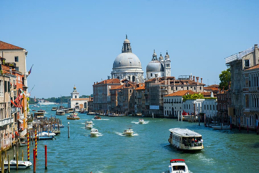 venice, the sun, holidays, clouds, sky, landscape, summer, weather HD wallpaper