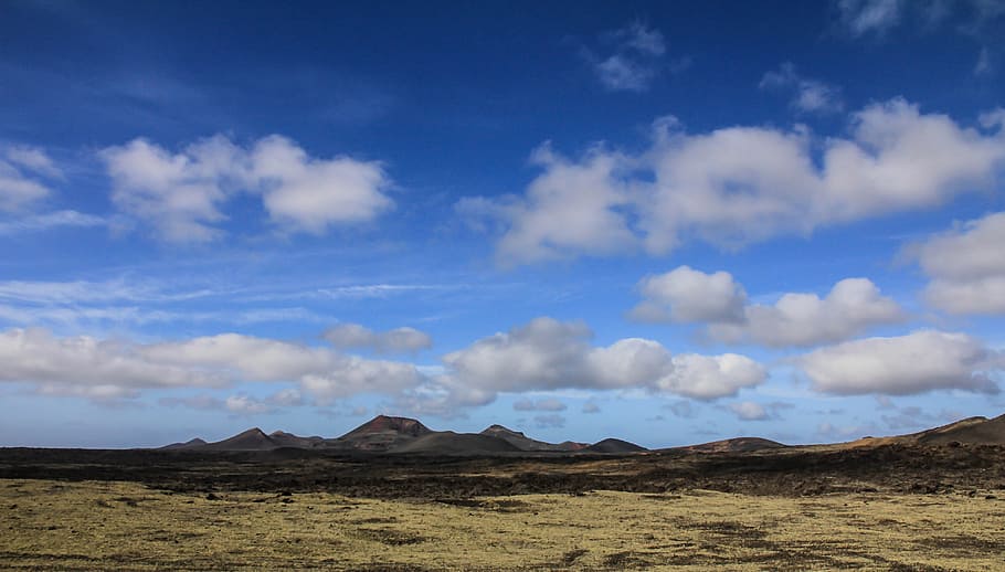landscape, mountains, nature, sky, arid, clouds, daylight, desert HD wallpaper