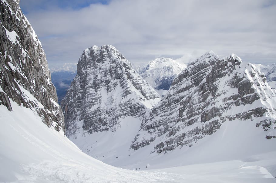 Alpine, Mountains, Landscape, snow, winter, cold temperature HD wallpaper