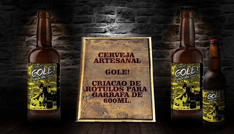 beer, handmade, bier, text, bottle, food and drink, container HD wallpaper