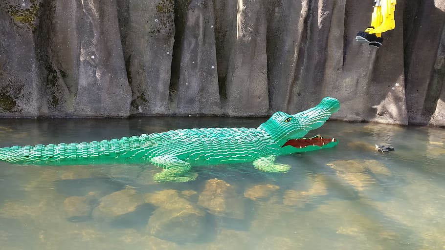 legoland, denmark, summer, water, animal, animal themes, animal wildlife HD wallpaper