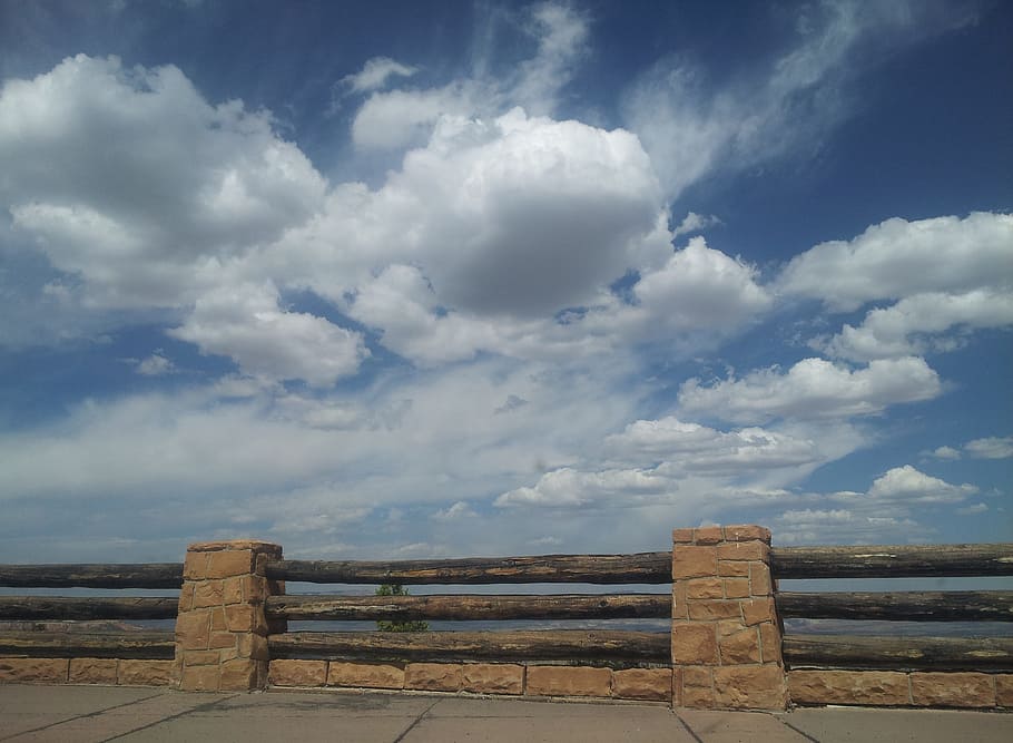 Cloud, Dramatic, Southwest, sky, blue, light, summer, blue sky HD wallpaper