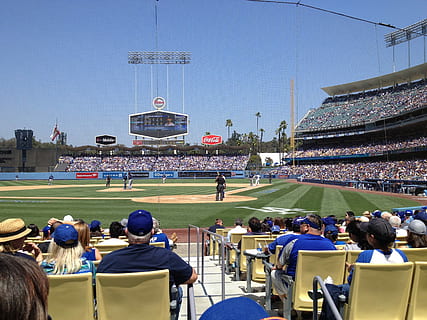 Dodger Stadium, Baseball, Ballpark, sport, spectator, baseball - sport HD wallpaper