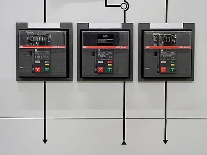 Switchgear, Control Cabinet, electro distributor, elektrik HD wallpaper