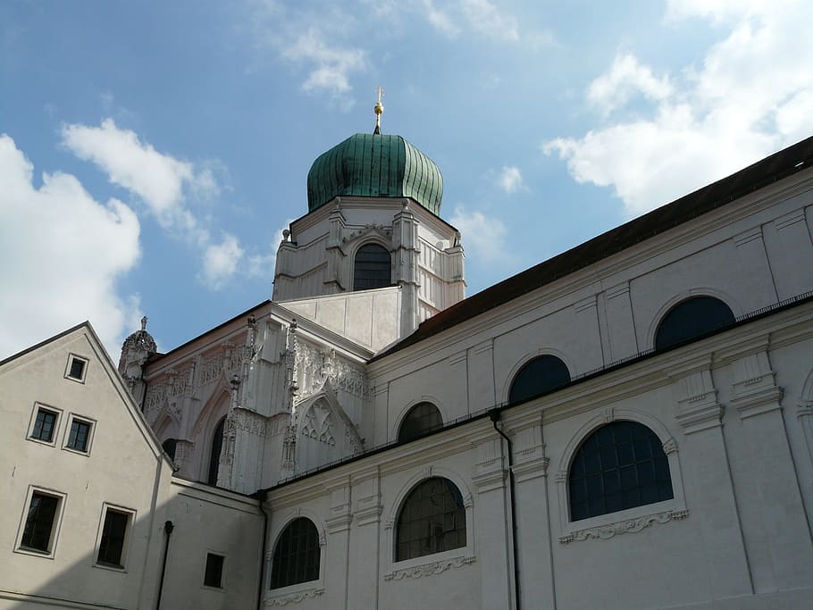 Dom, St Stephan, Passau, Baroque, bishop church, episcopal see, HD wallpaper