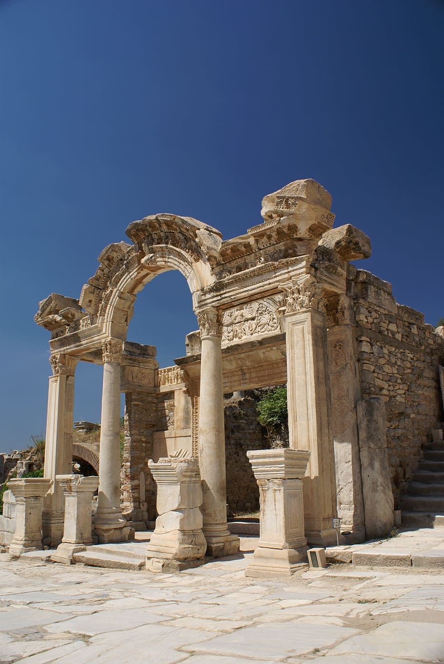 Ephesus, Ancient, Turkey, Hadrian, temple, archaeological, architecture