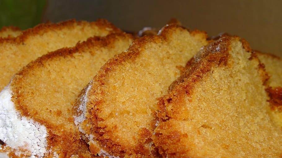 brown toasted breads, cake, eat, bake, food and drink, sweet food HD wallpaper
