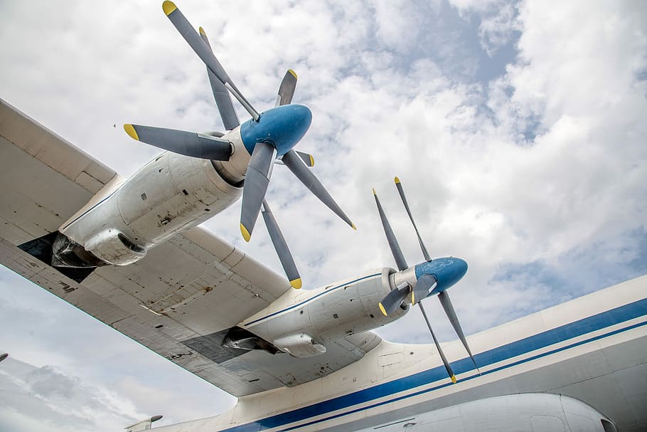 Aircraft, Wing, Engine, Rotor, antanov, tupolev, cargo aircraft HD wallpaper