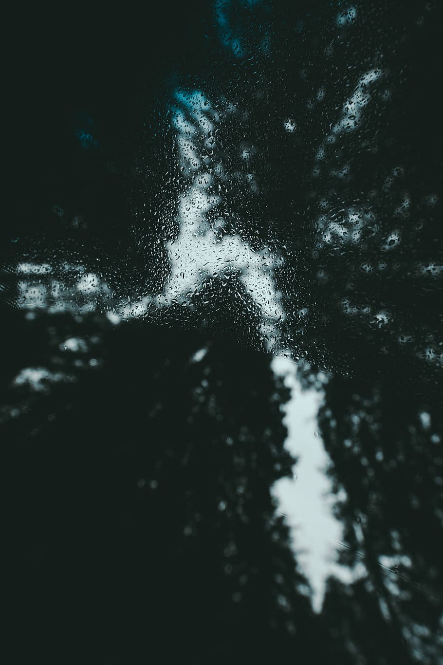 untitled, water, reflection, light, dark, trees, no people HD wallpaper