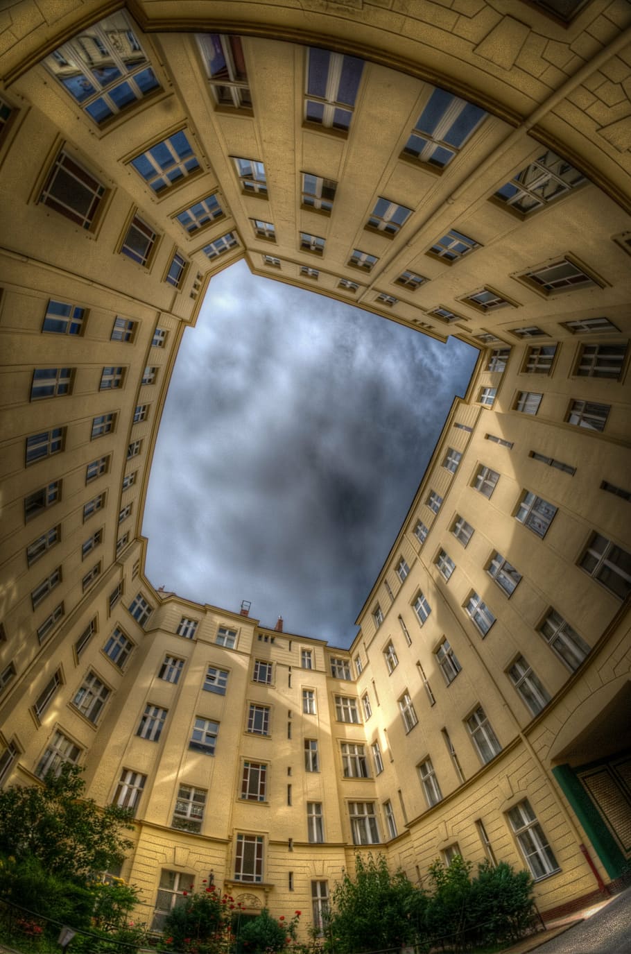 low angle shot of high-rise building, house, berlin, architecture HD wallpaper