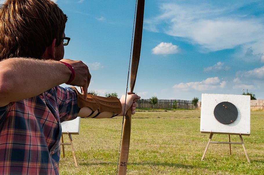 target, archery, arrow, without fail, bogensport, shooting sports, HD wallpaper