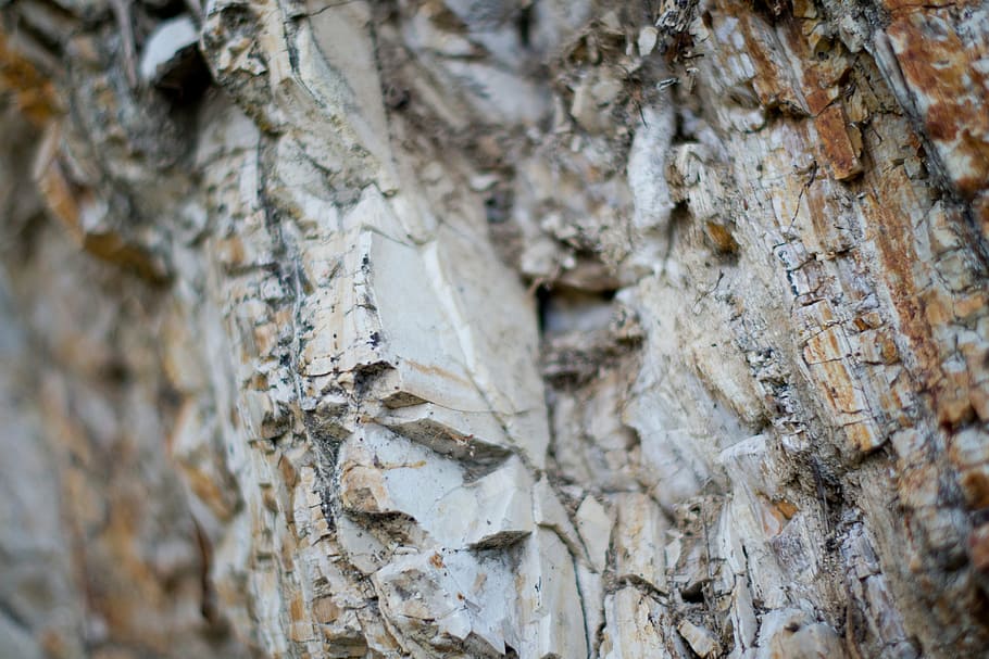 gray stone formation, rocks, texture, nature, blur, textured HD wallpaper