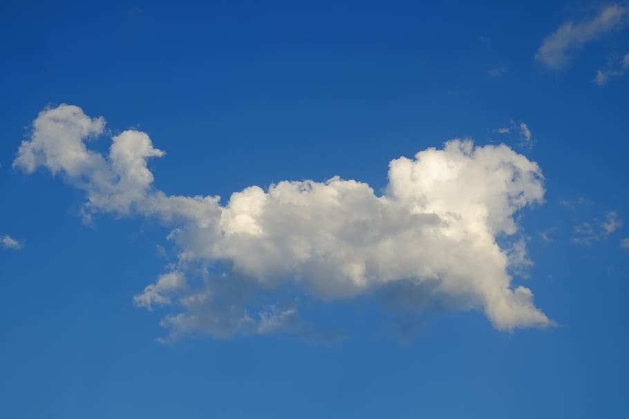 Clouds, Sky, Blue, Form, clouds form, the sky, cumulus clouds HD wallpaper