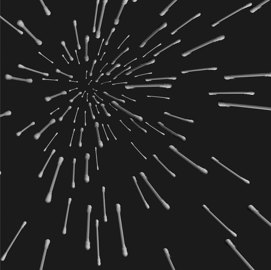 collage, explosion, q-tips, indoors, pattern, no people, large group of objects HD wallpaper