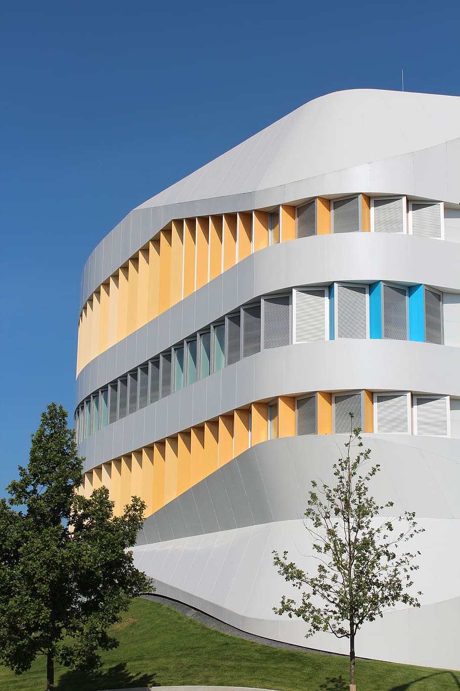 university of stuttgart, building, architecture, modern, built structure, HD wallpaper