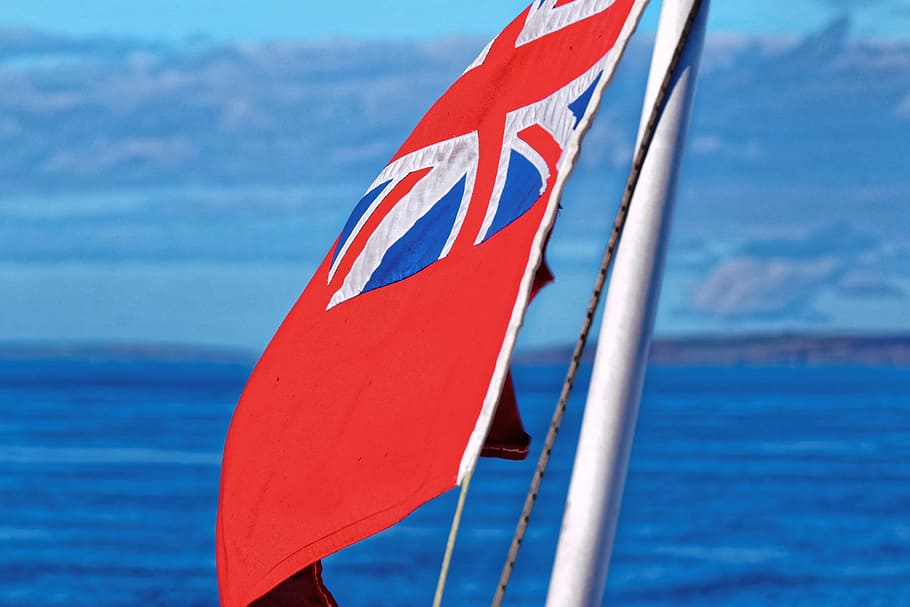 Flag, Orkney, Scotland, Symbol, Scottish, islands, wave, sea, HD wallpaper
