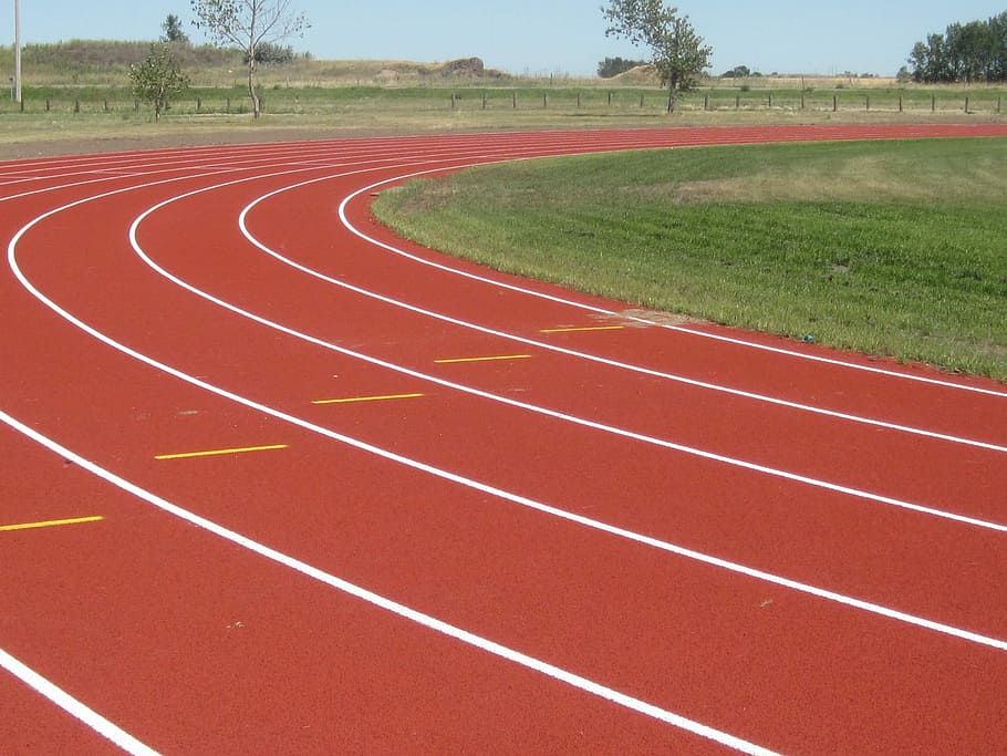 Track, Race, Landscape, Estevan, running track, sports track HD wallpaper
