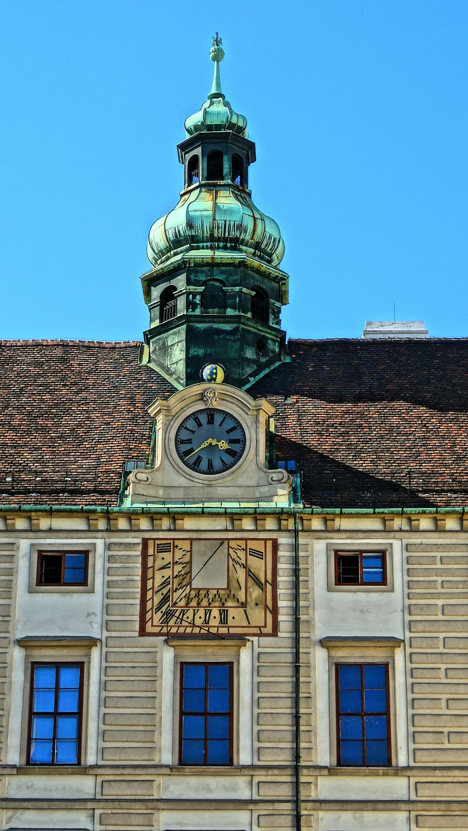 vienna, clock, architecture, tower, building exterior, built structure HD wallpaper
