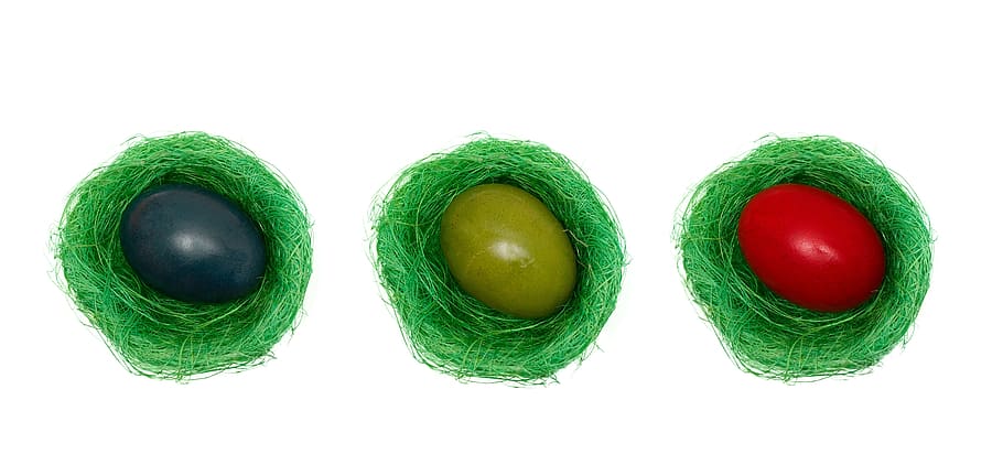 easter eggs, bright, closeup, isolated, food, shining, white HD wallpaper