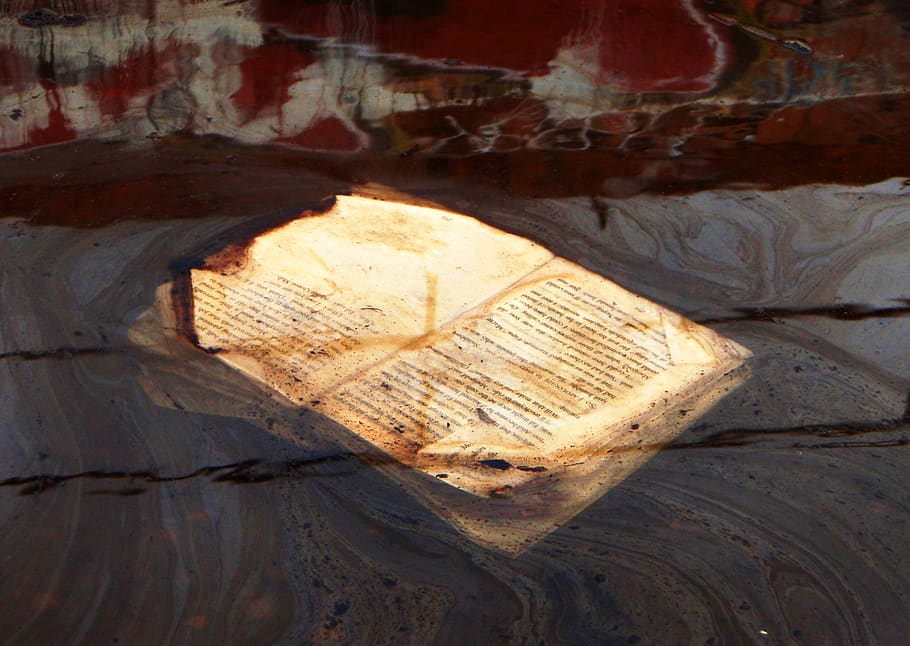 book, old book, ruined book, close-up, no people, wood - material HD wallpaper