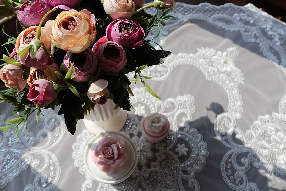 flower, celebration, rose, bridal, bouquet de fleurs, romantic, HD wallpaper