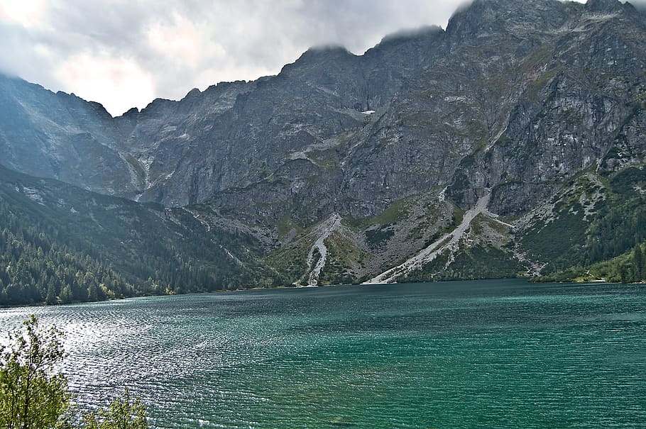 mountains, tatry, tourism, polish tatras, nature, ridge, lake, HD wallpaper