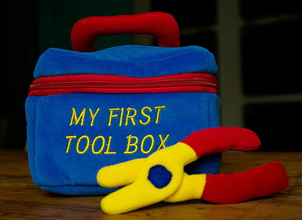 Tools, Diy, Toolbox, Clamp, blue, no people, indoors, day, close-up HD wallpaper