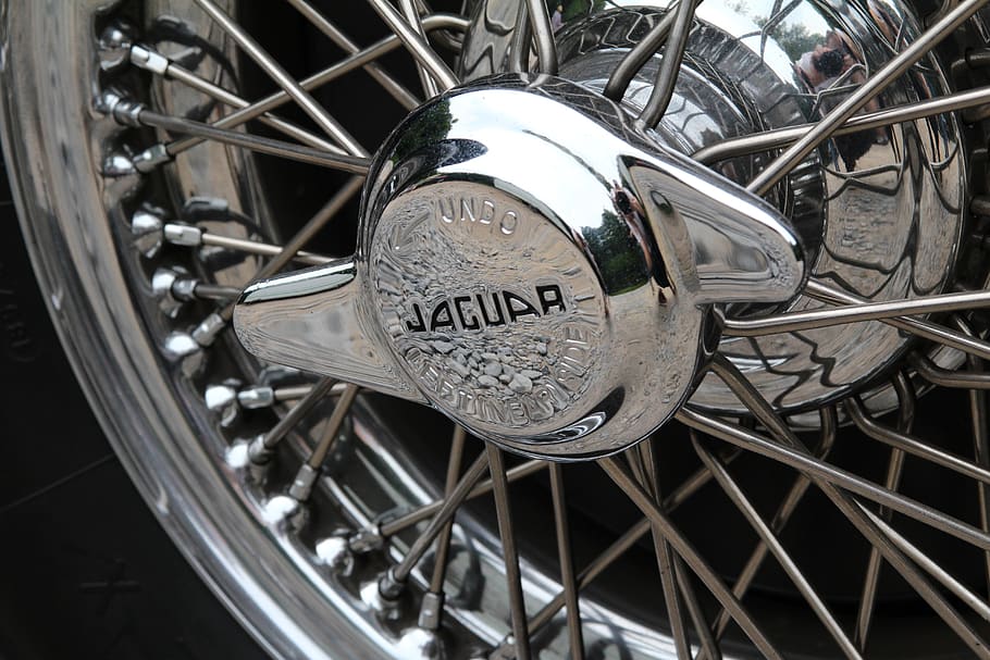 jaguar, auto, oldtimer, spokes, wheels, mode of transportation HD wallpaper