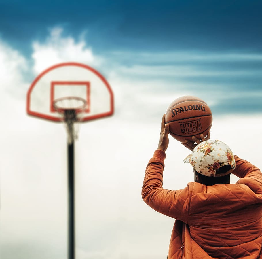 Outdoor basketball