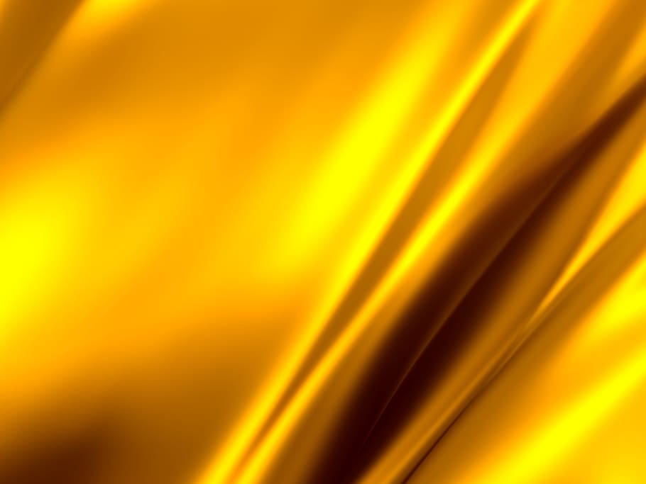 gold, waving, abstract, background, design, color, business, yellow, HD wallpaper