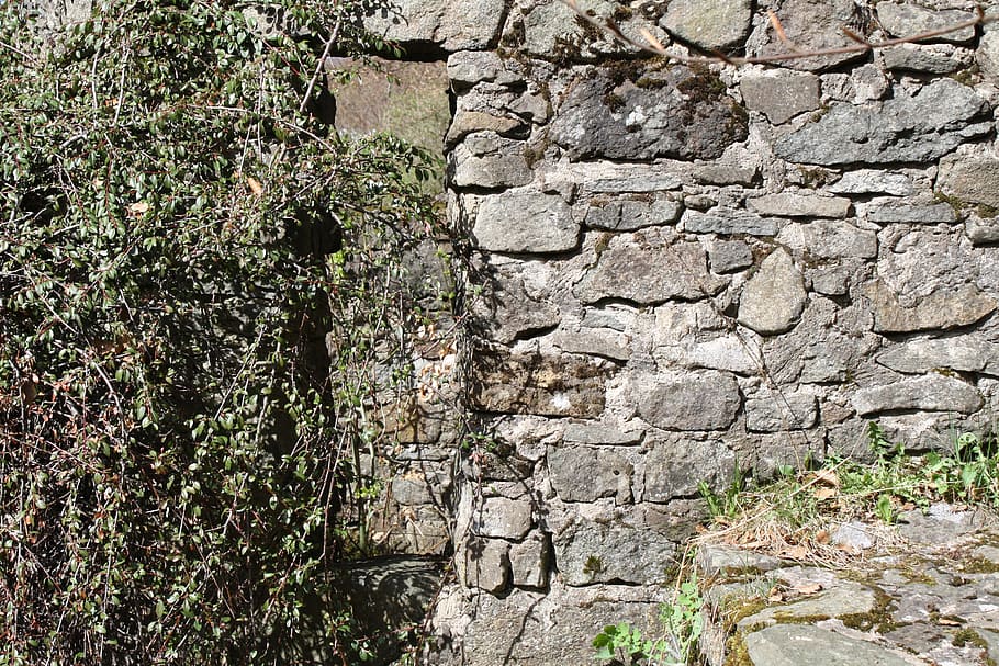 texture, stone, wall, old, lapsed, dilapidated, nature, stone wall HD wallpaper