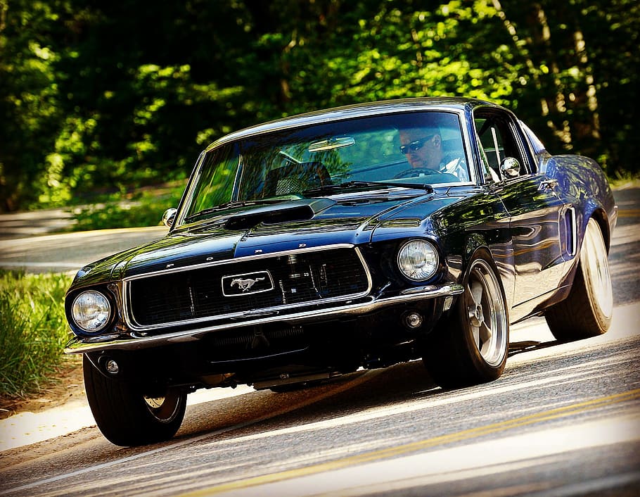 Hd Wallpaper Classic Mustang Mustang Fastback Resto Mod Mode Of Transportation Wallpaper Flare