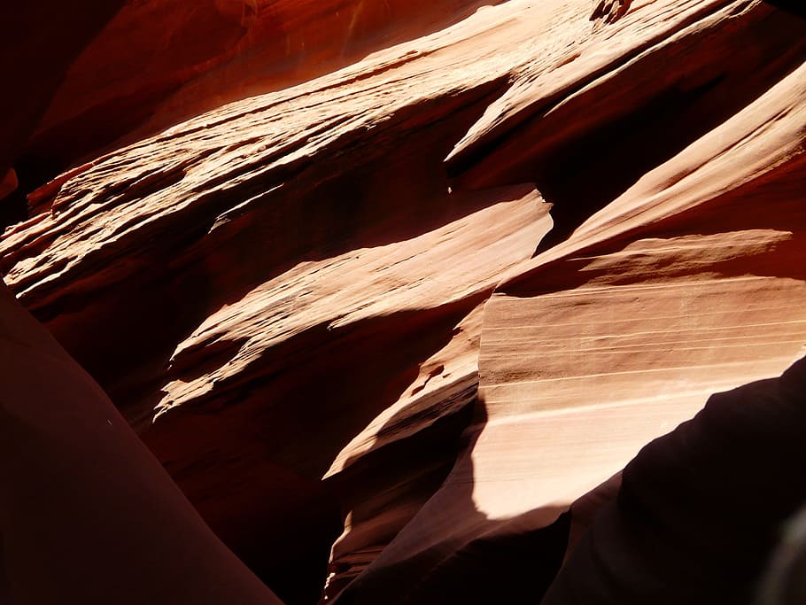 antelope canyon, page, sand stone, gorge, colorful, light, shadow, HD wallpaper