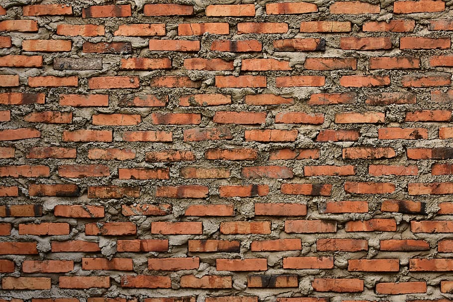 brickwall, brickwork, rough, construction, building, surface HD wallpaper