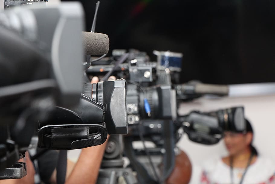 press, camera, work communication, job, technology, close-up HD wallpaper