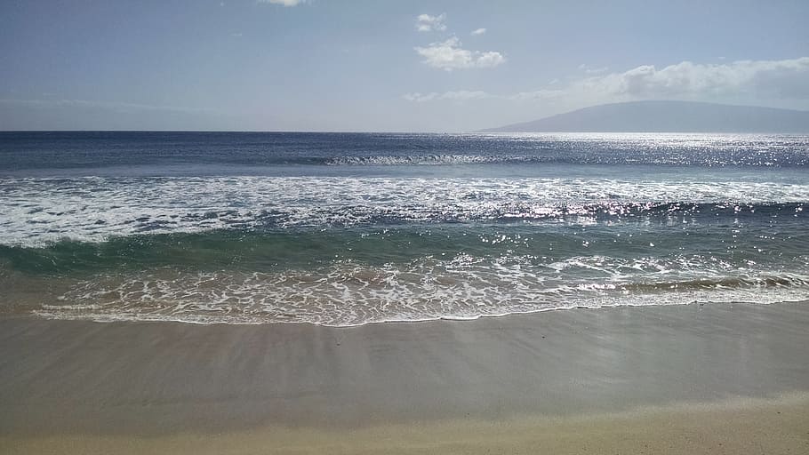 hawaii, beach, ocean, sea, water, scenics - nature, land, beauty in nature HD wallpaper