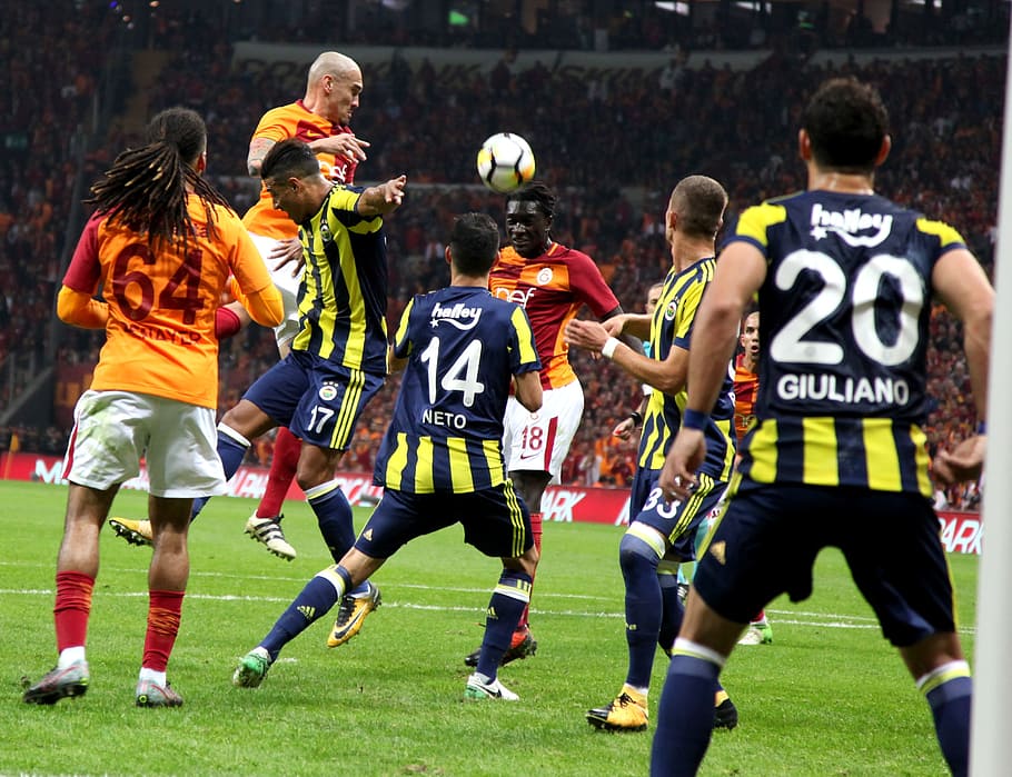 galatasaray, fenerbahce, derby, the audience, super league, HD wallpaper