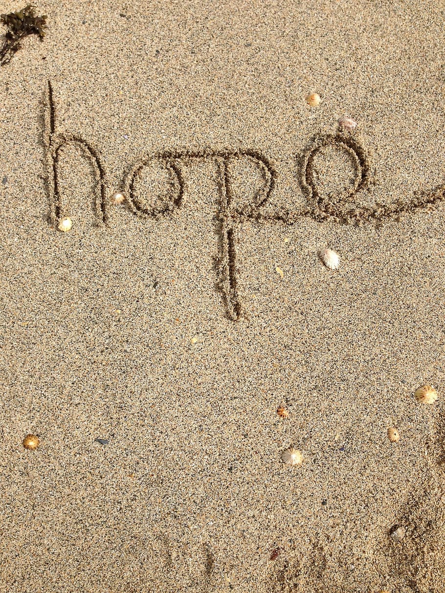 HD wallpaper: hope sand text, writing, positive, message, happy, inspire,  success | Wallpaper Flare