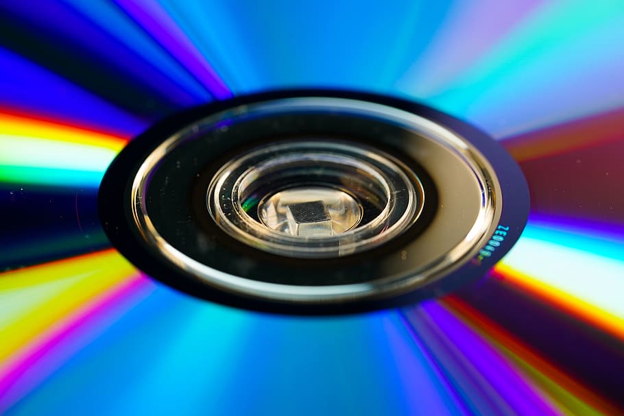 cd, macro, disc, reflection, light, disk, colorful, backgrounds HD wallpaper