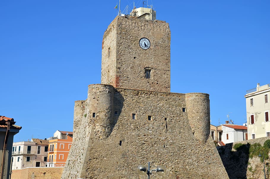 torre, termoli, italy, architecture, built structure, building exterior, HD wallpaper