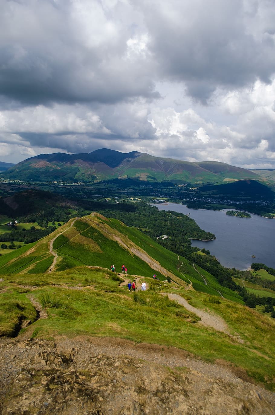 landscape, spring, summer, england, north, lake district, green HD wallpaper