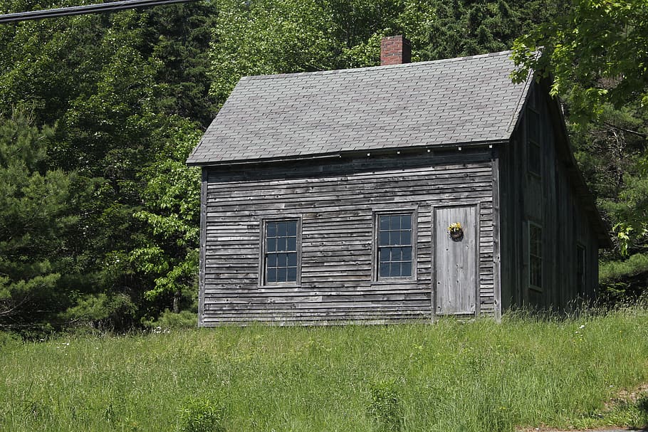 barn, wood, house, wooden, grass, rural, old, building, abandoned, HD wallpaper