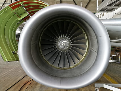 airplane part, Aircraft, Engine, Front, Jet, Transport, machinery HD wallpaper