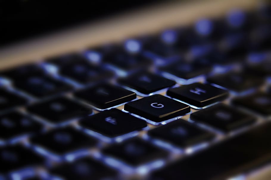 black keyboard, technology, computing, peripheral, illuminated HD wallpaper