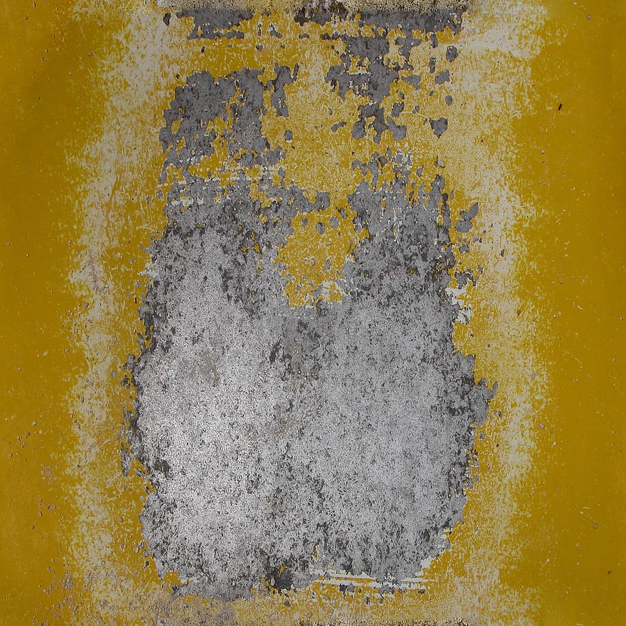 texture, eroded, wall, paint, old, scratched, yellow, no people HD wallpaper