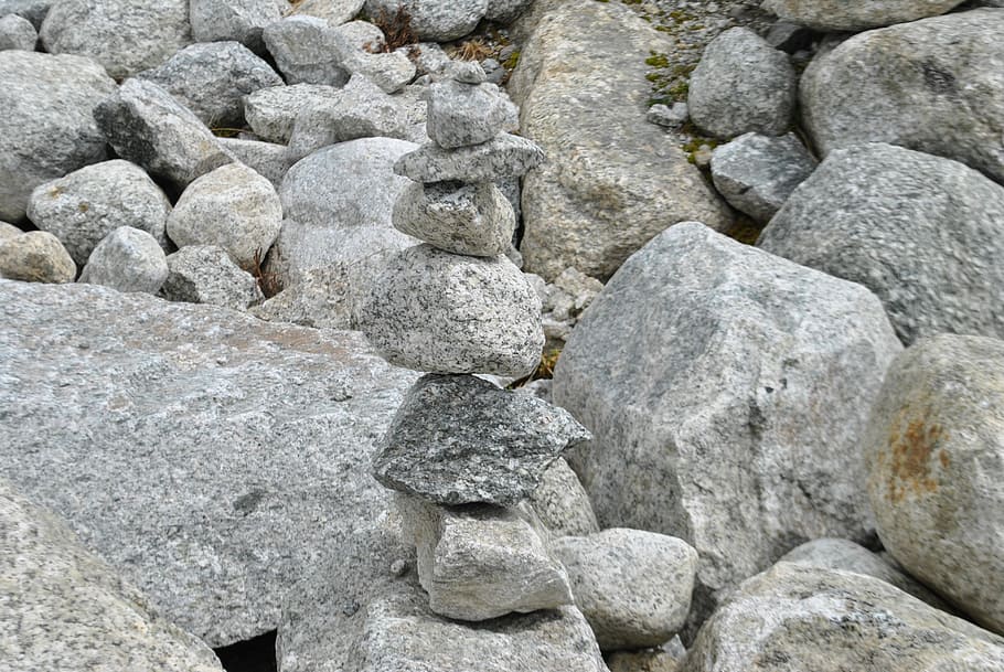 Stones, Cairn, Smart, grey, each other, pyramid, stone tower HD wallpaper