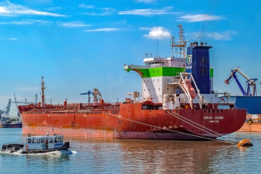 vessel, boat, ship, cargo, lng, old, harbour, port, marine HD wallpaper